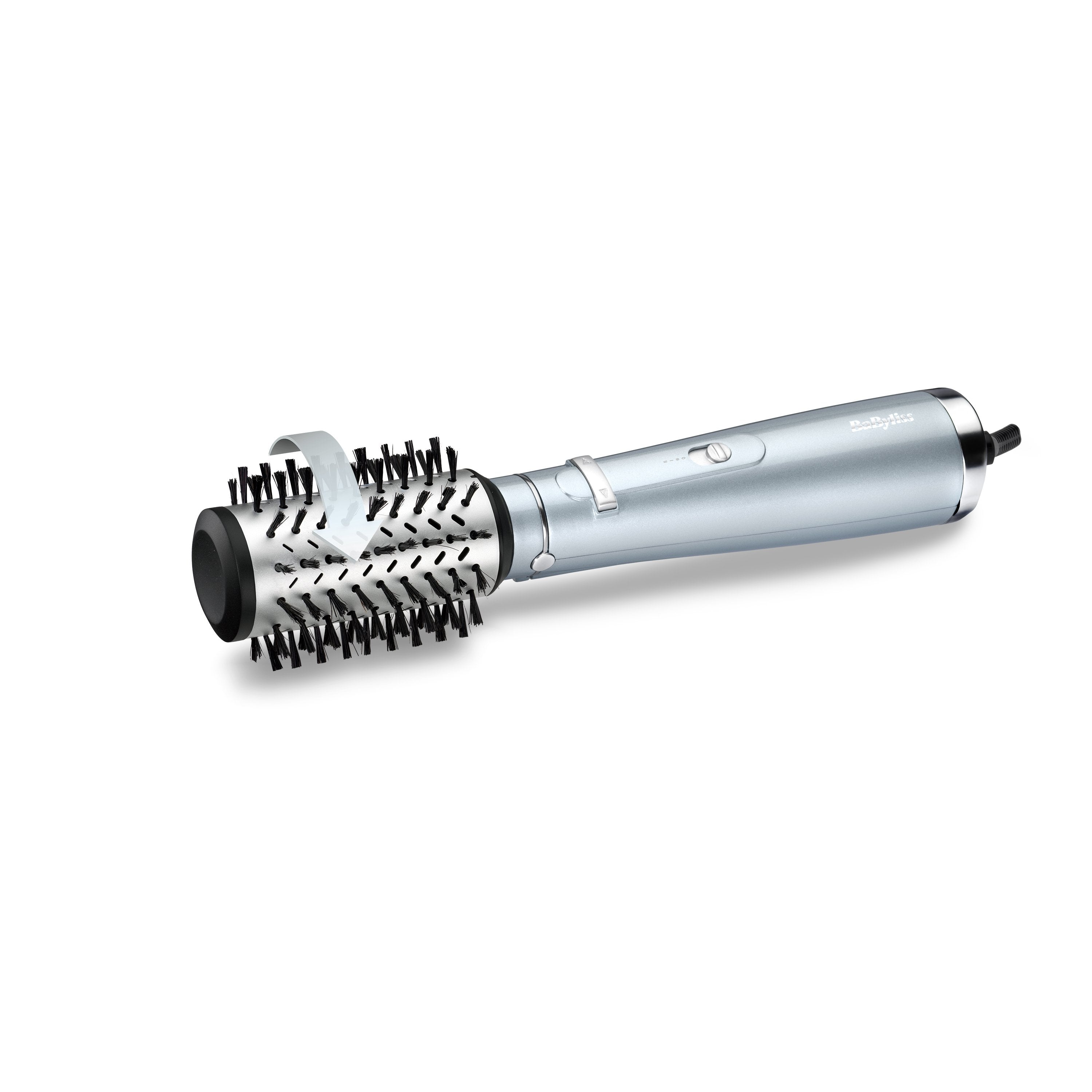 EAN 3030050165340 - BaByliss Hydro-Fusion Hydro Fusion Air Styler Cepillo de aire caliente Caliente Color aguamarina, Negro, imagen 3