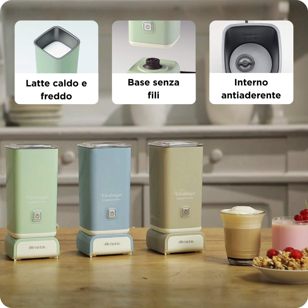 EAN 8003705113961 - Ariete 2878/04 Calentador/espumador de leche automático Verde imagen 3