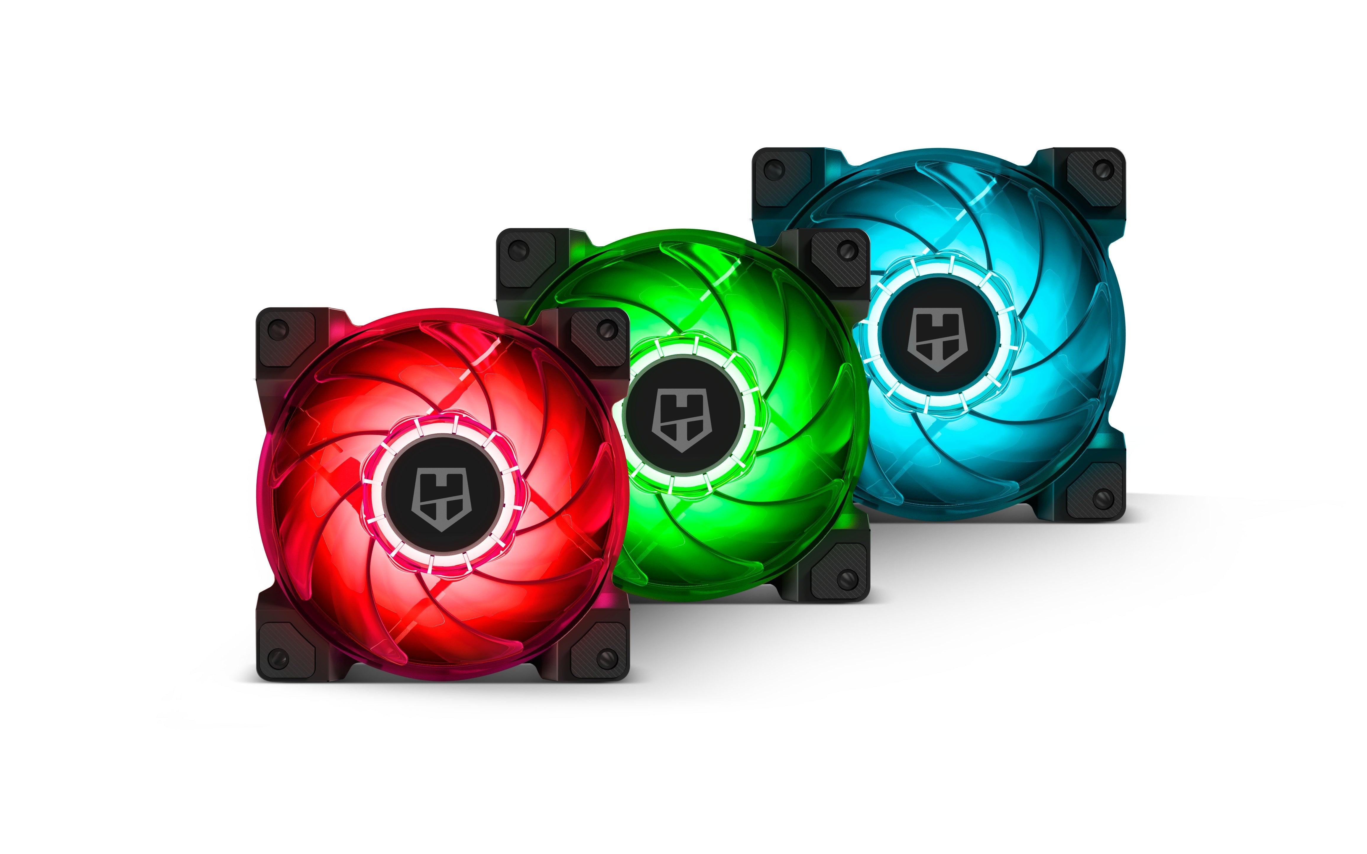 Nox Ventilador 120x120 Hummer H-Sync Rgb Pack 3uds Control Pwm/ Conector De 4 Pines