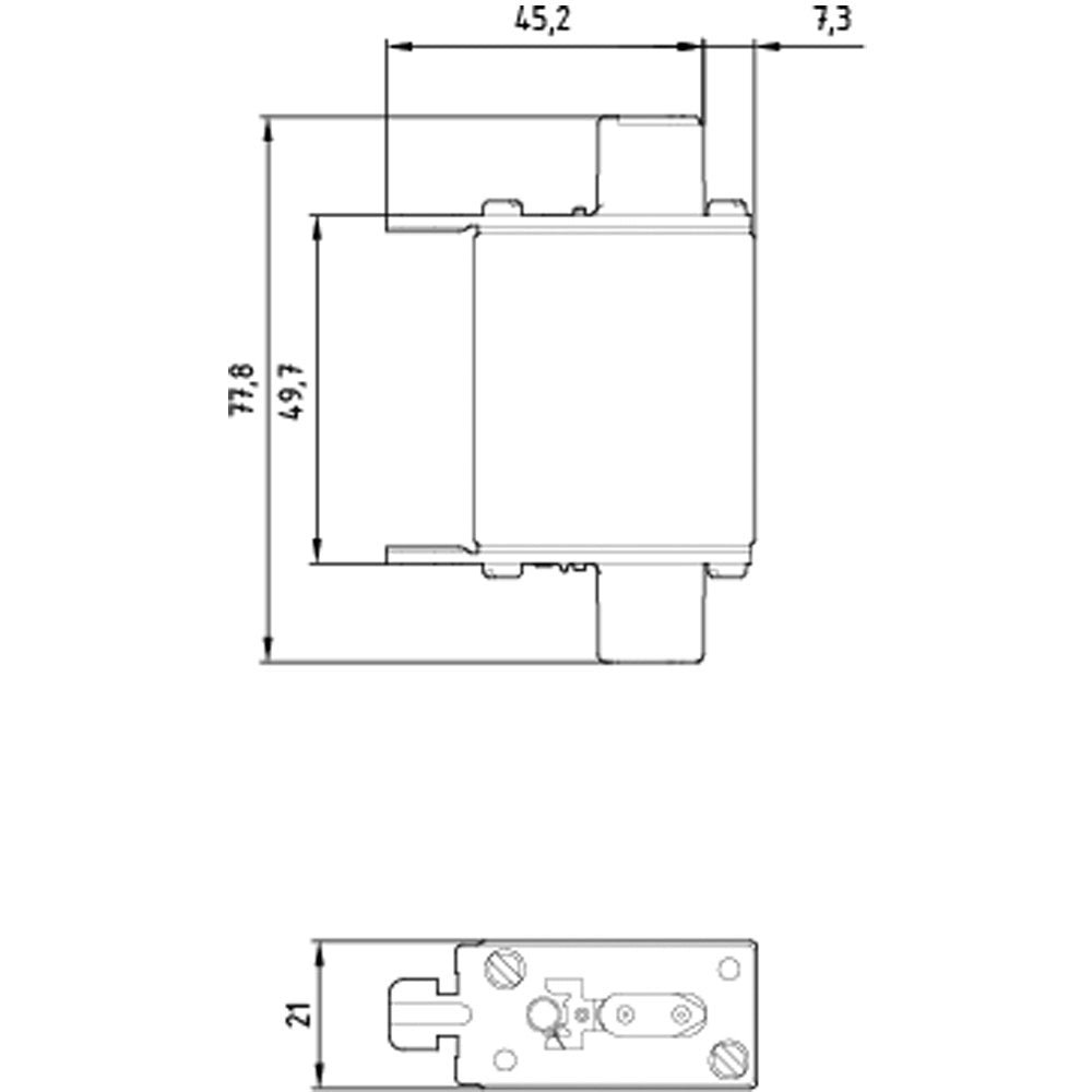 Siemens 3na3822 Nh000 63a 500vac 250dc Gl Gg Sicherung Spannungsfhrend