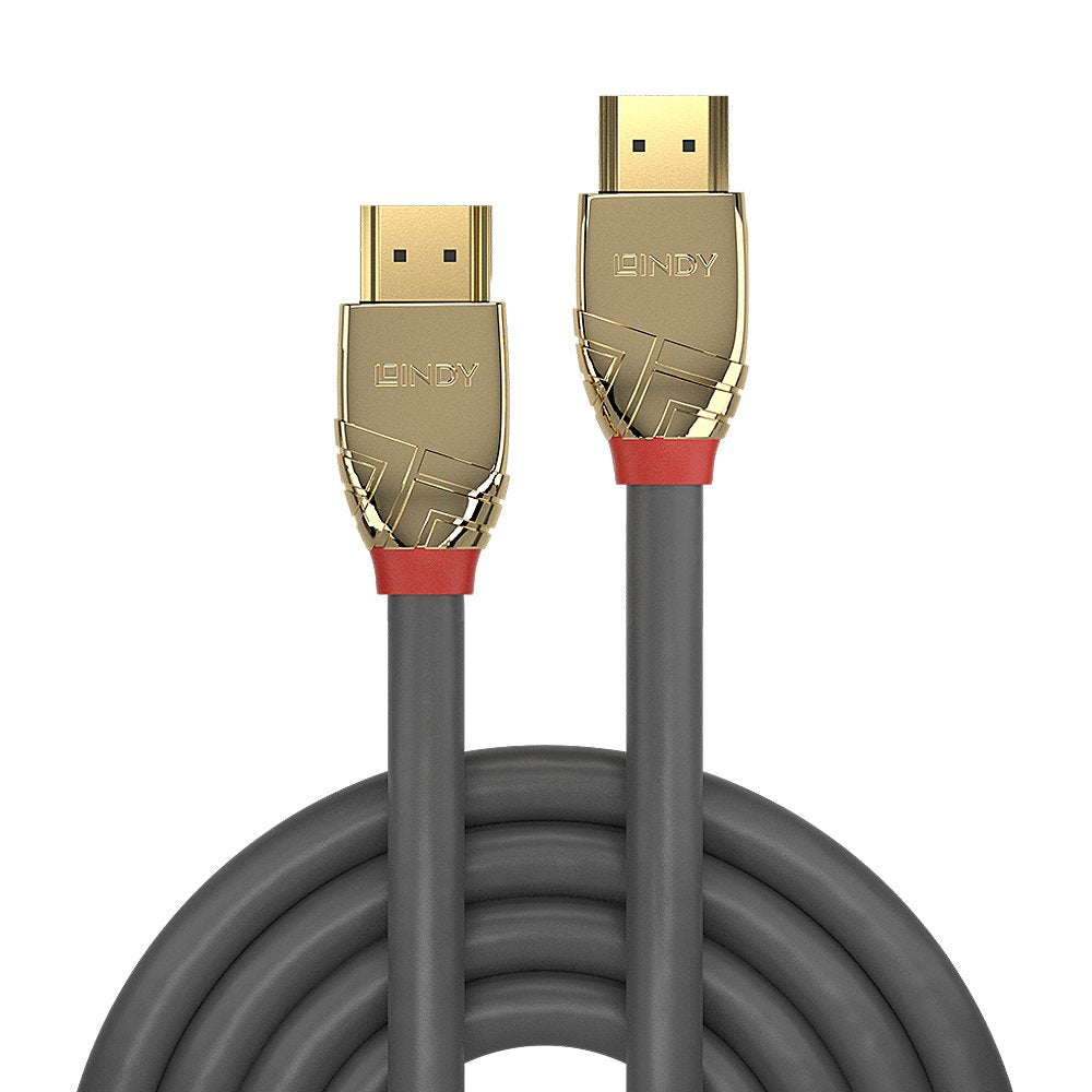Lindy 37864 Cable Hdmi 5 M Hdmi Tipo A (Estándar) Oro, Gris