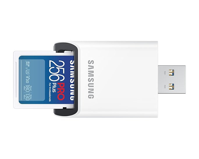 Samsung Pro Plus Sdxc 256gb Uhs-I U3 Reader Full Size Sdxc Card