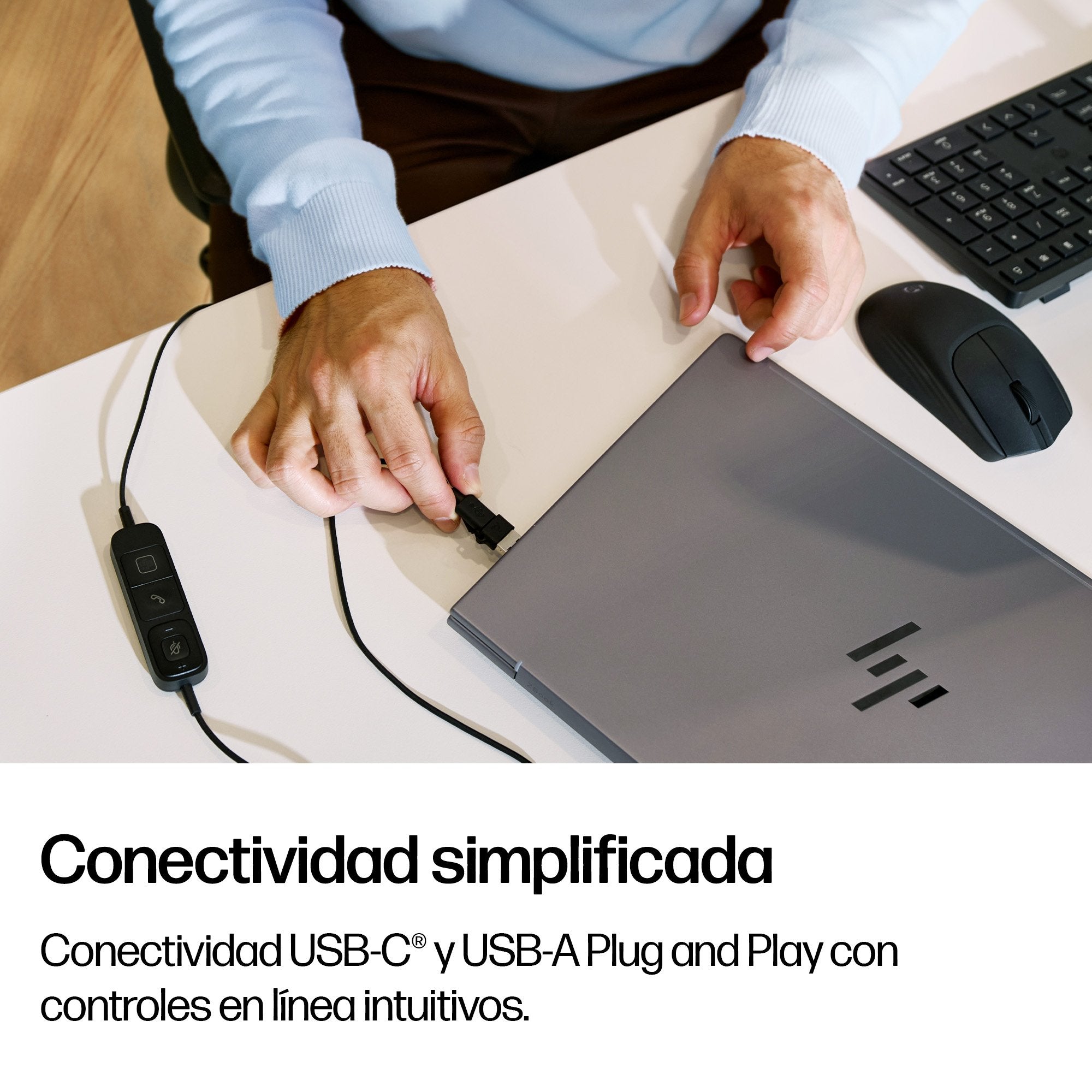 EAN 0199896093279 - HP Poly Mission 425 Stereo USB Wired Headset Alámbrico Diadema Llamadas/Música Negro imagen 9