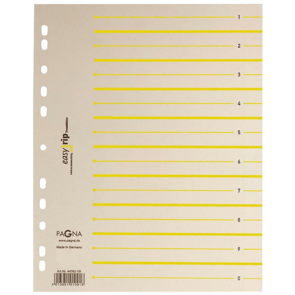 Pagna Easy Rip Trennblätter 225 G M² Chamois Amarillo