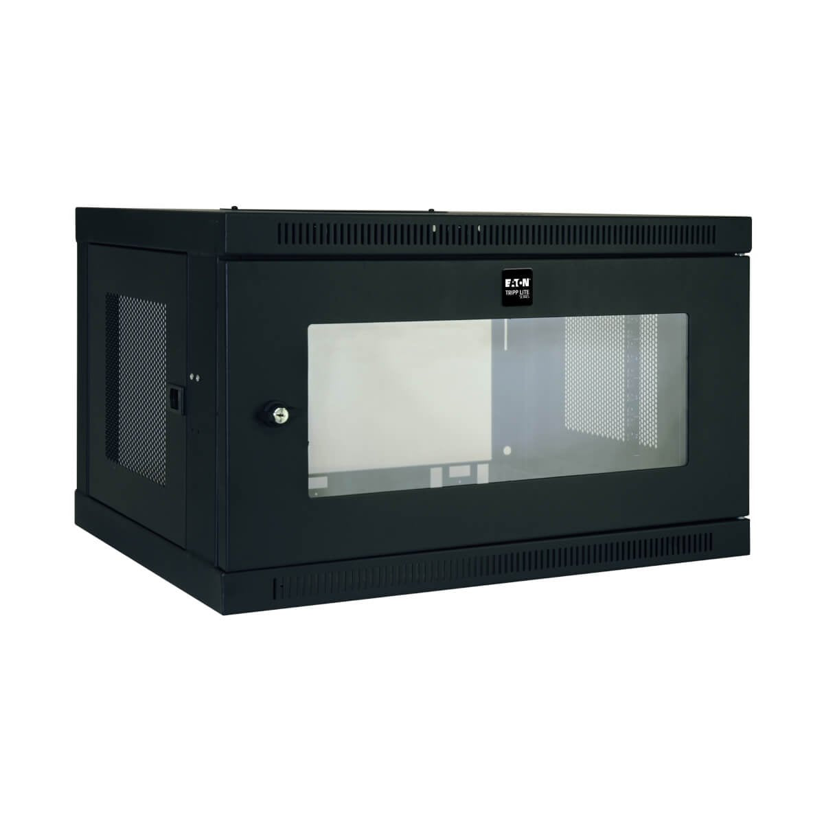 Eaton Tripp Lite Smartrack 6u Low-Profile Switch-Depth Wall-Mount Mini Rack Enclosure With Clear Acrylic Window