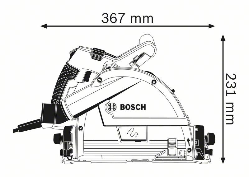 Bosch Sierra Circular De Mano Gkt 55 Gce Professional 601675001