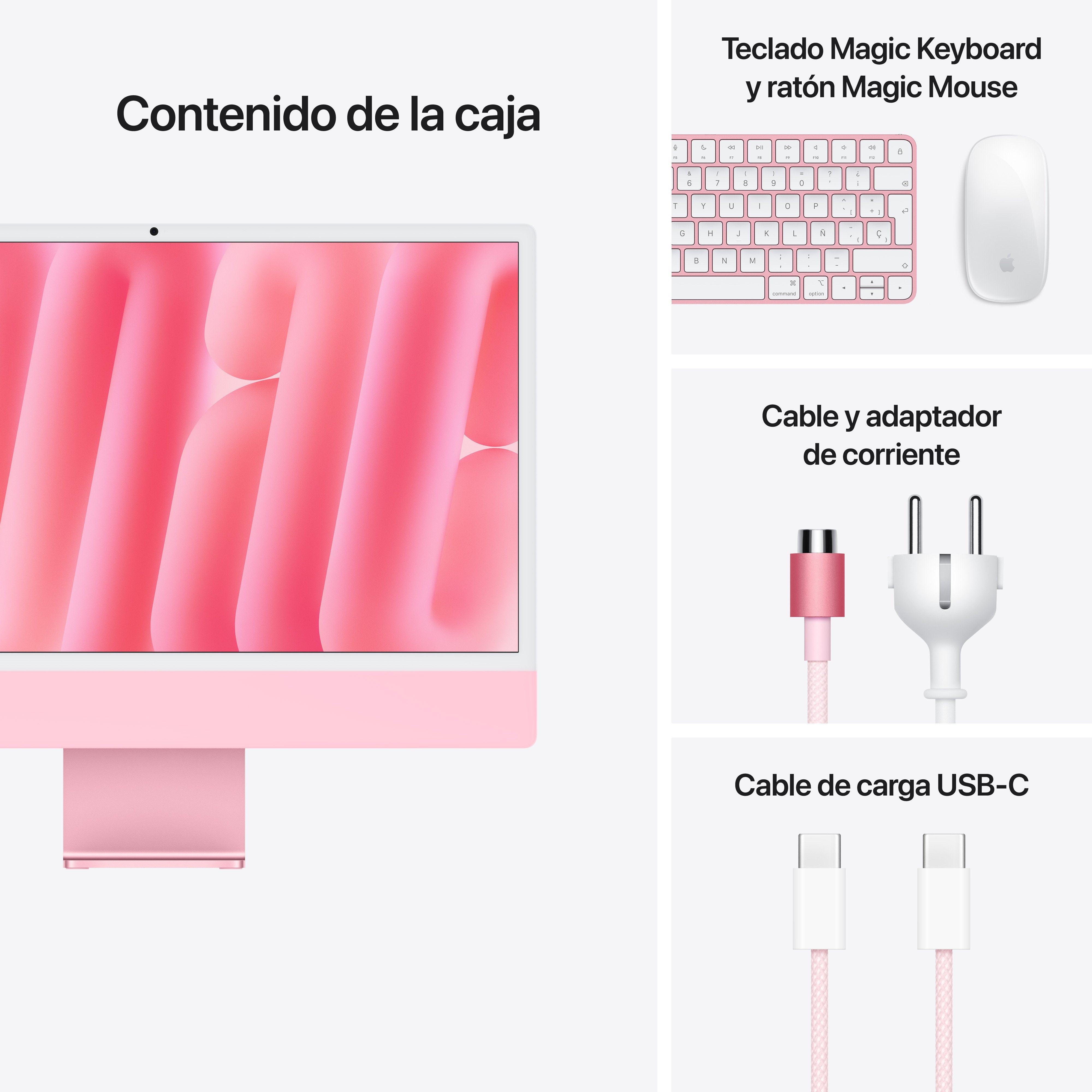 EAN 0195949593475 - Apple iMac Apple M M4 59,7 cm (23.5") 4480 x 2520 Pixeles PC todo en uno 16 GB 256 GB SSD macOS Sequoia W imagen 9