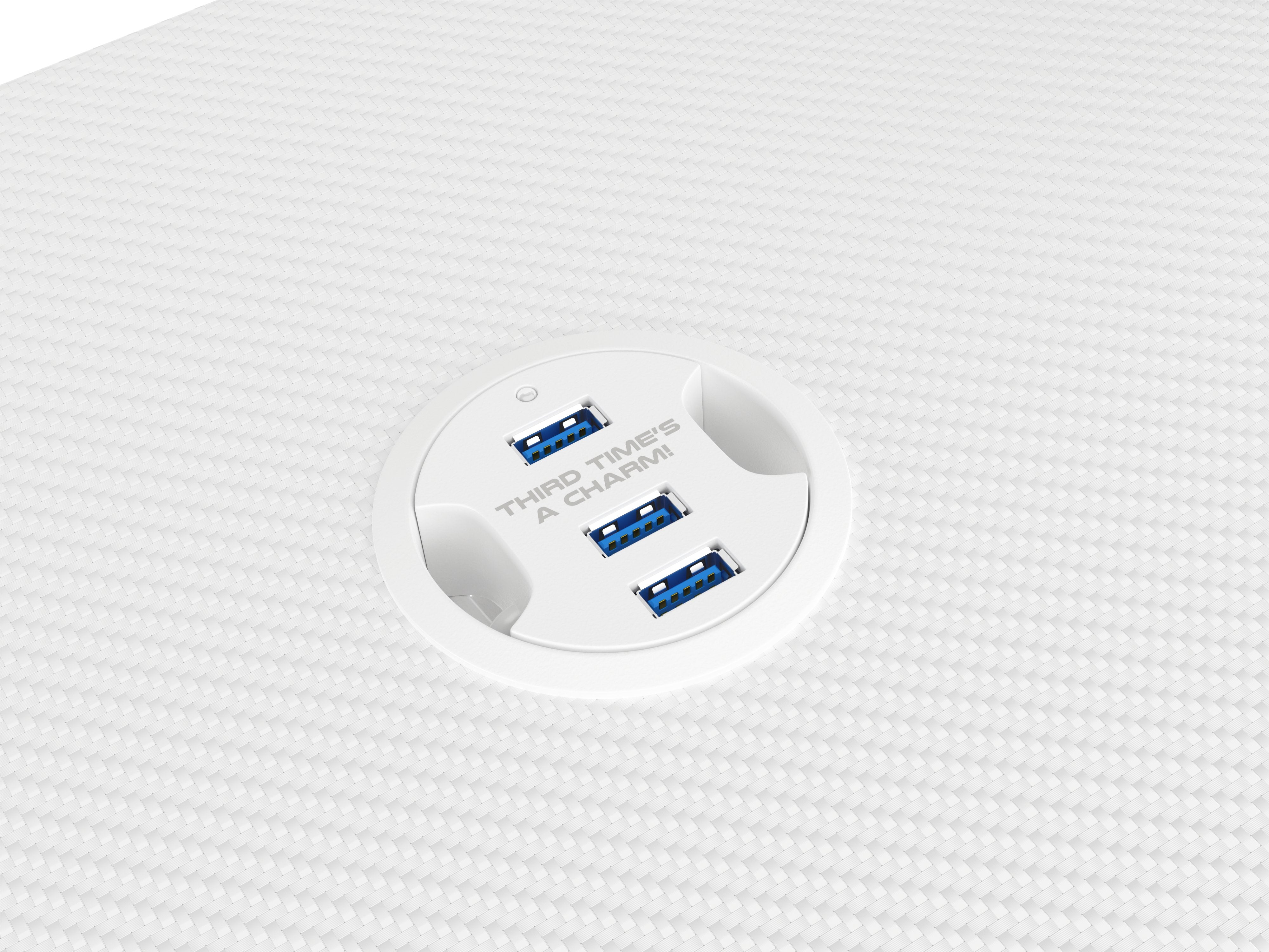 Mesa Gaming Genesis Holm 320 Rgb Blanca Carbono