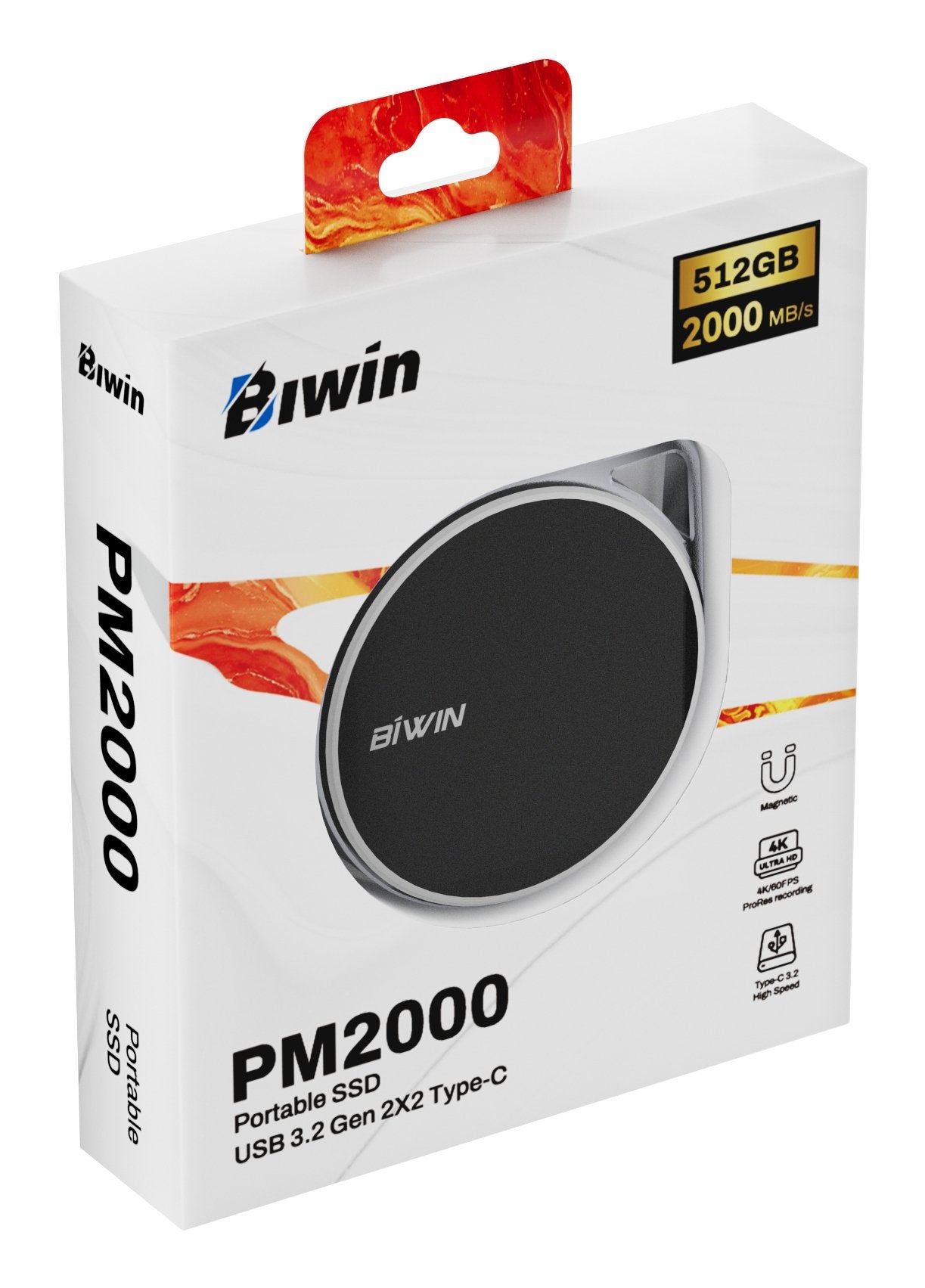 EAN 6955914623651 - Biwin PM2000 512 GB USB Tipo C USB 3.2 Gen 2x2 Negro imagen 13