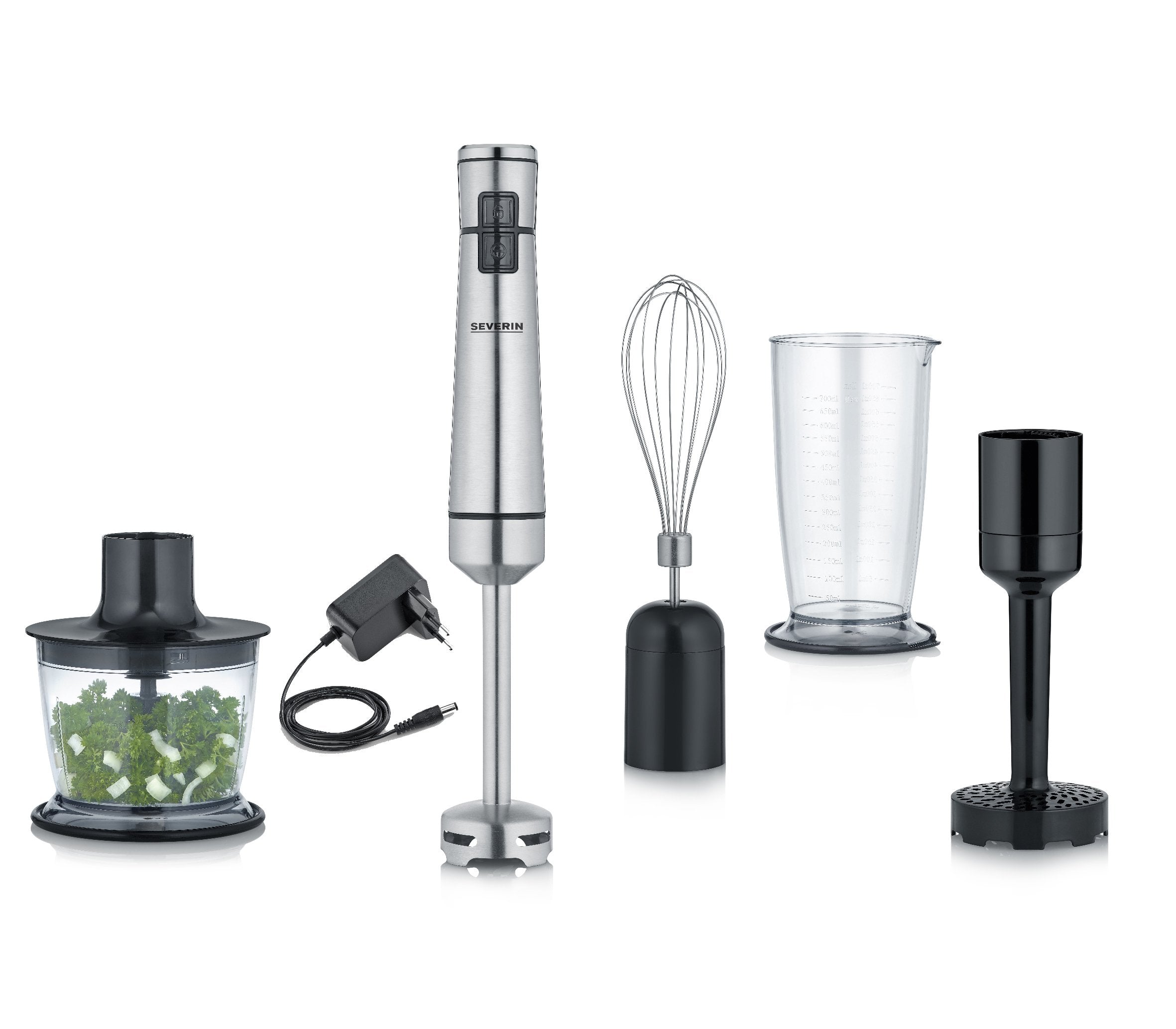 EAN 4008146040740 - Severin SM 3775 licuadora 0,7 L Batidora de inmersión 100 W Negro, Acero inoxidable imagen 9