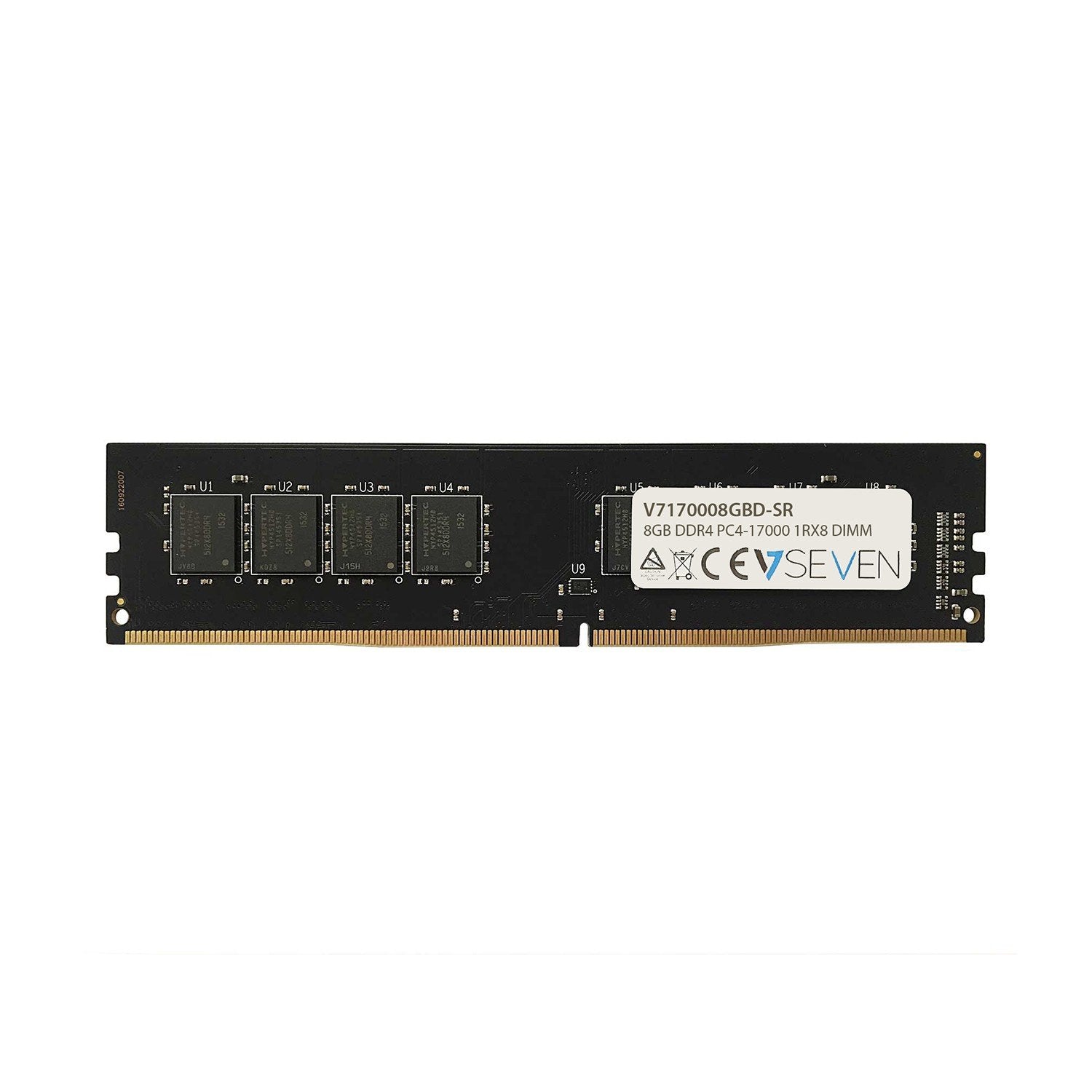 EAN 5050914002879 - V7 V7170008GBD-SR módulo de memoria 1 x 8 GB 288-pin DIMM ECC imagen 1