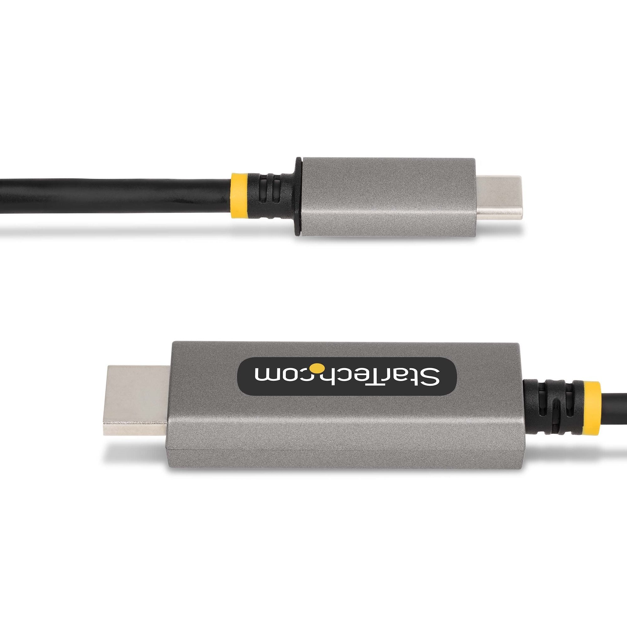 EAN 0065030897426 - StarTech.com 134B-USBC-HDMI211M adaptador de cable de vídeo HDMI tipo A (Estándar) Gris imagen 4