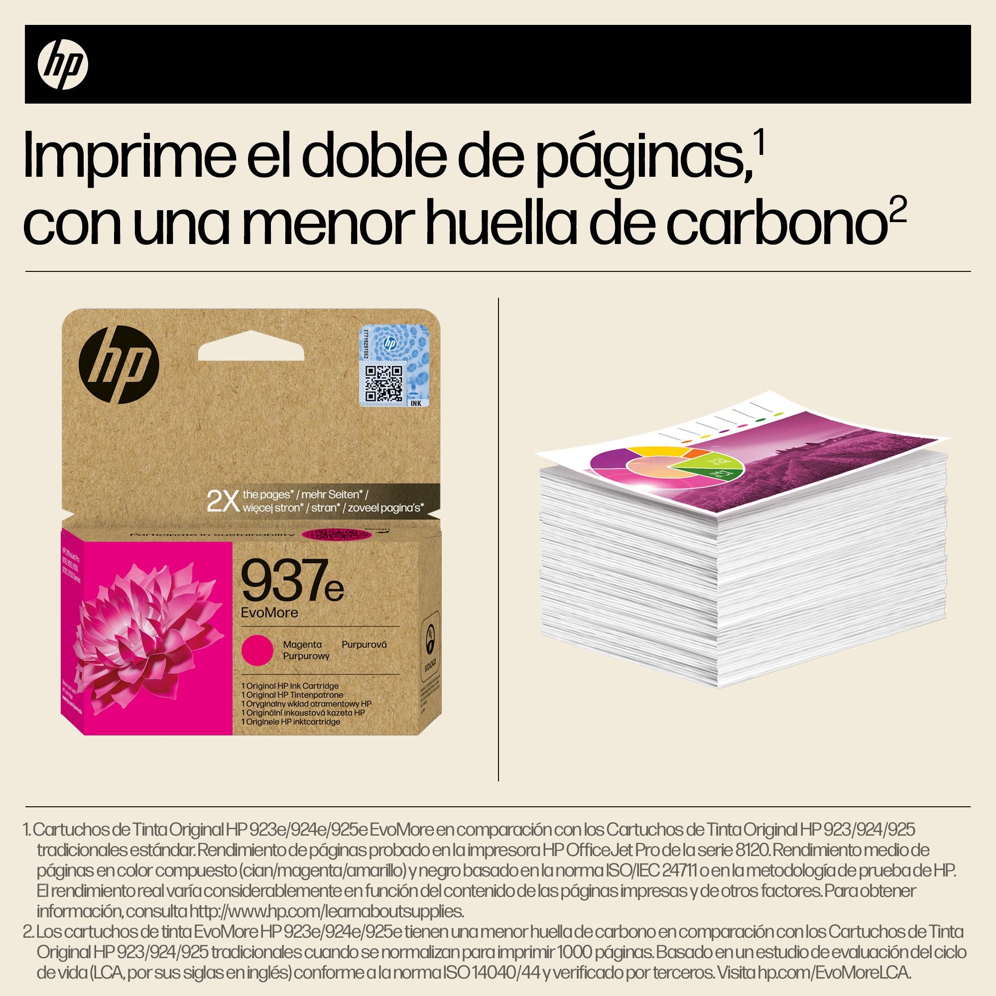 EAN 0199764688118 - HP 937e EvoMore Magenta Original Ink Cartridge cartucho de tinta 1 pieza(s) Alto rendimiento (XL) imagen 3