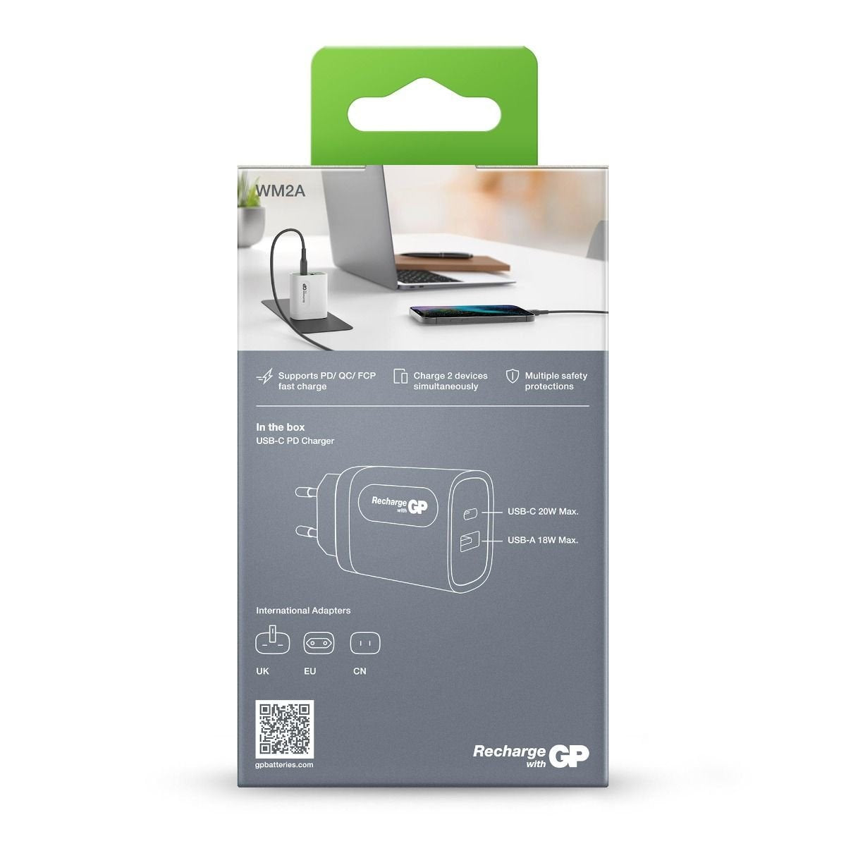 Gp Batteries 150gp20wpd Cargador De Dispositivo Móvil Blanco Interior