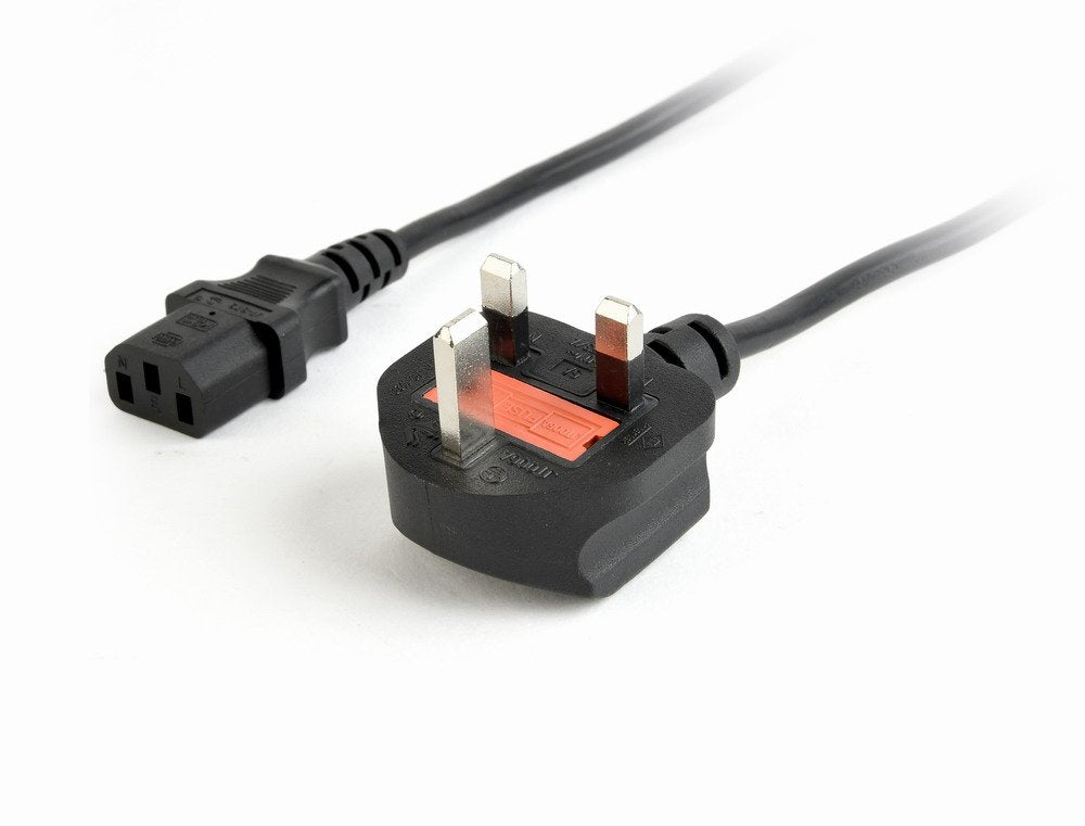 Gembird Pc-187 Uk Power Cord (C13), 5 A, 6 Ft