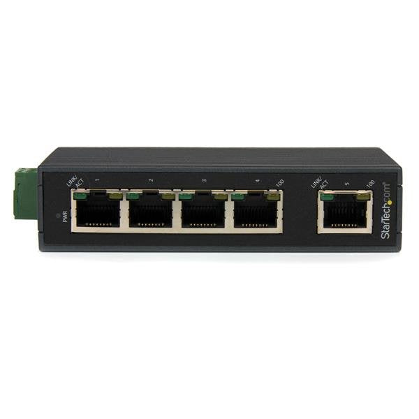 Switch Startech.Com Conmutador Industrial Ethernet De 5 Puertos Rj45 De Montaje En Carril Din