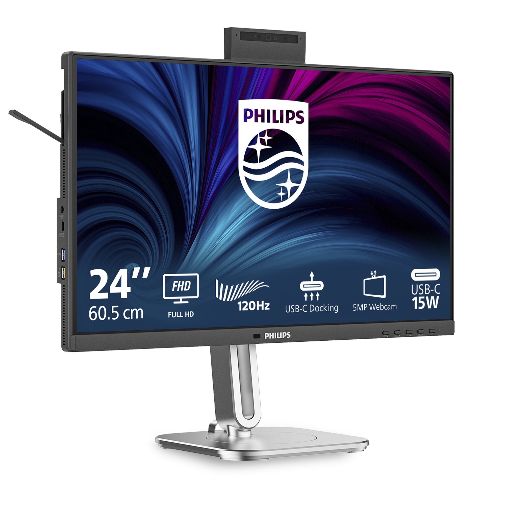 EAN 8721038007275 - Philips 4000 series 24B2U4301H/00 pantalla para PC 60,5 cm (23.8") 1920 x 1080 Pixeles Full HD LCD Gris imagen 2