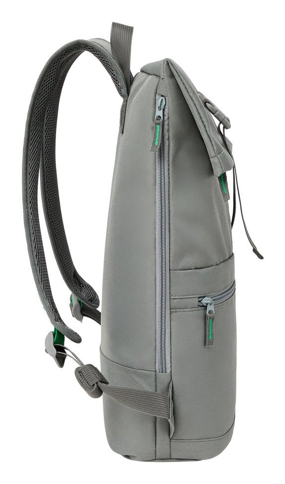 EAN 4260709015712 - Rivacase Gremio mochila City backpack Gris Poliéster, Tereftalato de polietileno reciclado (rPET) imagen 3