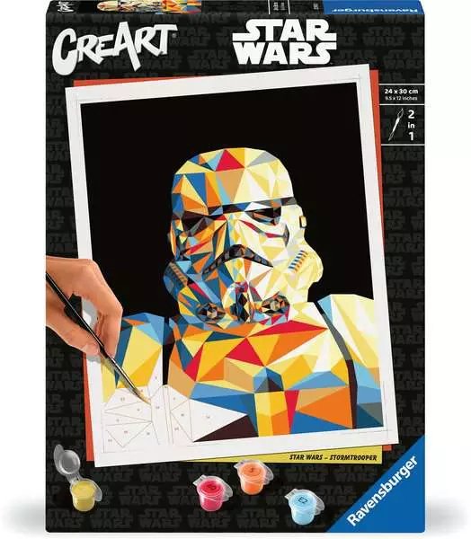 Ravensburger Creart Star Wars - Stormtrooper, Pintura 23895