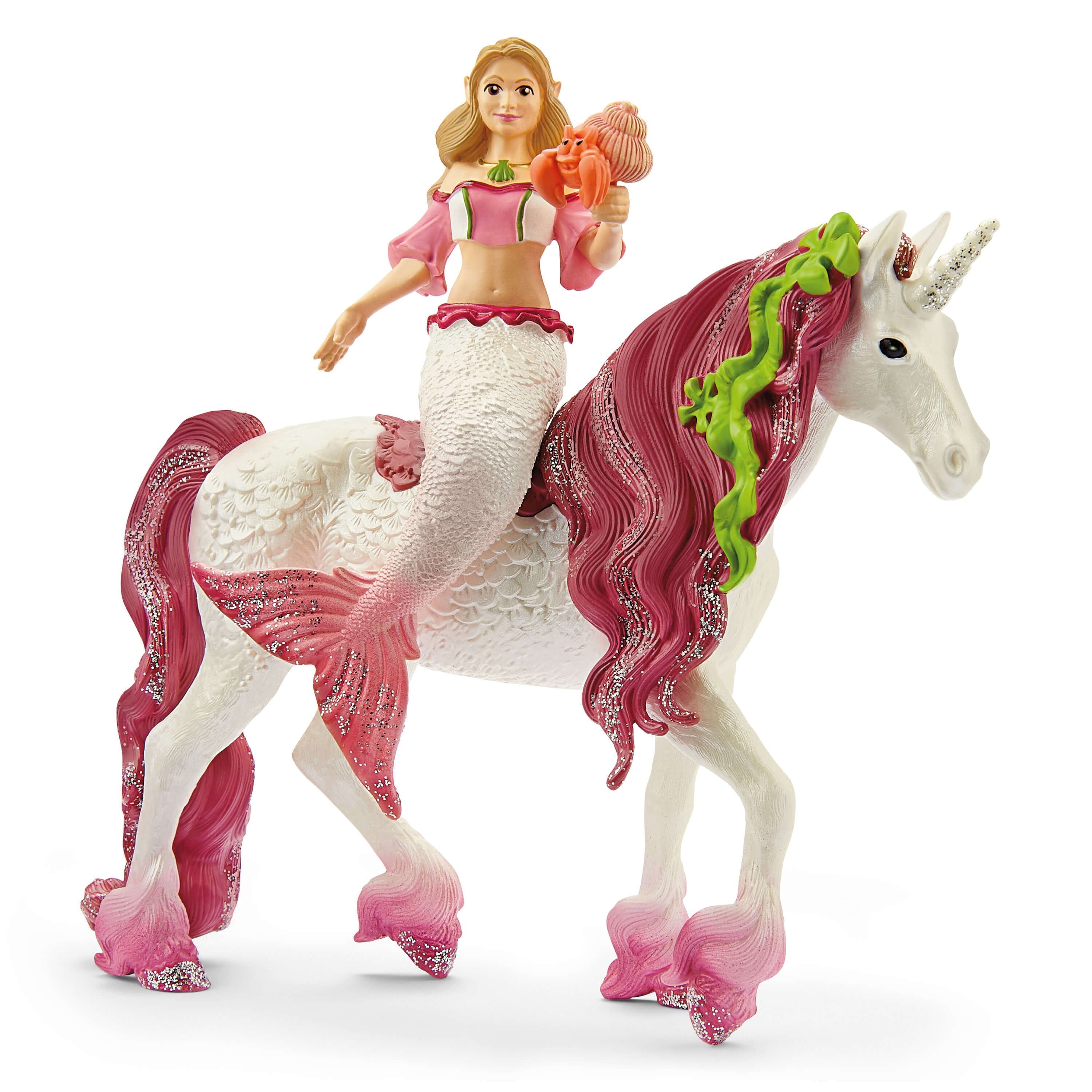Schleich Bayala Meerjungfrau-Feya Auf Einhorn