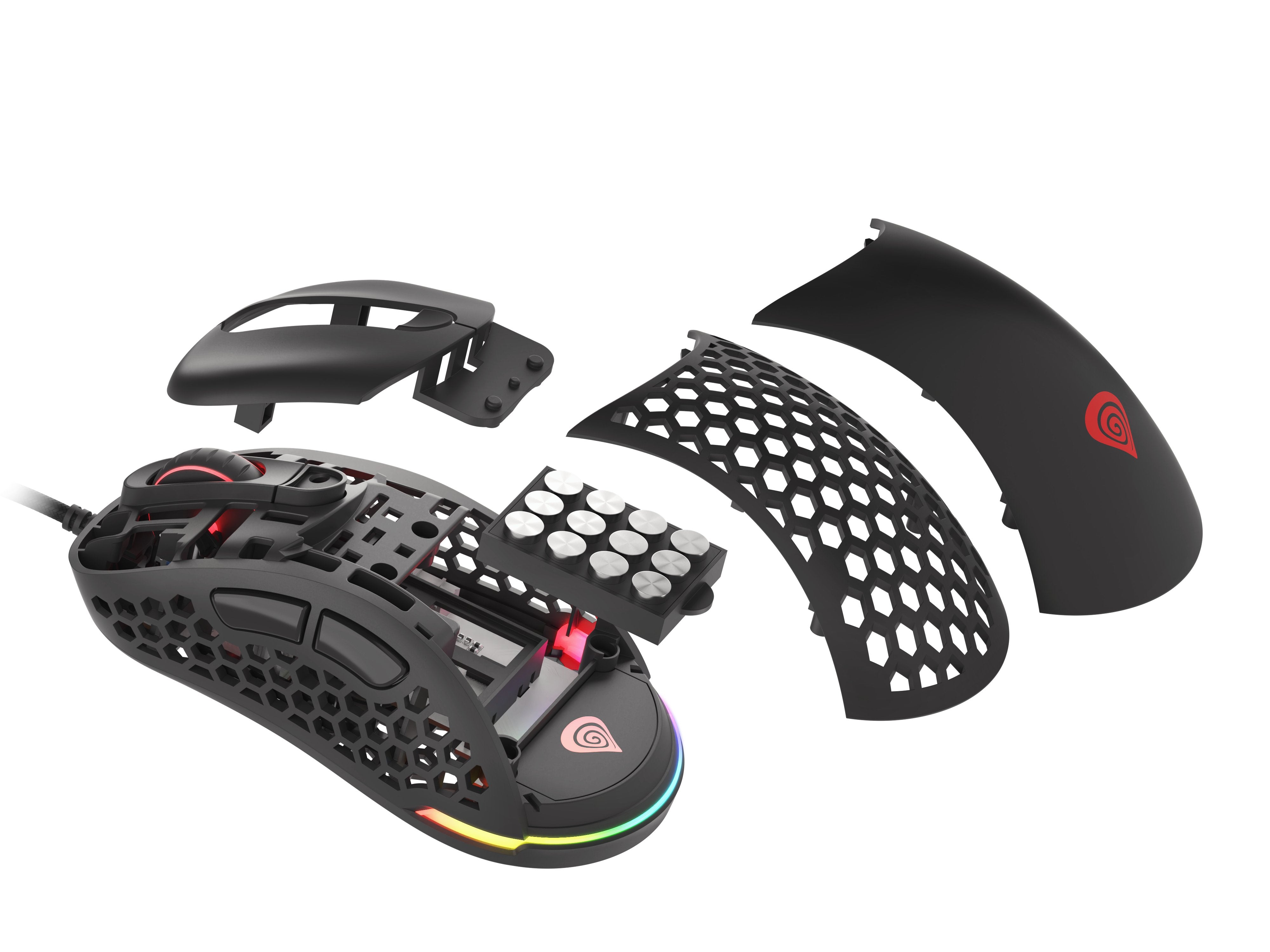 Raton Gaming Genesis Xenon 800 Rgb 16000 Dpi