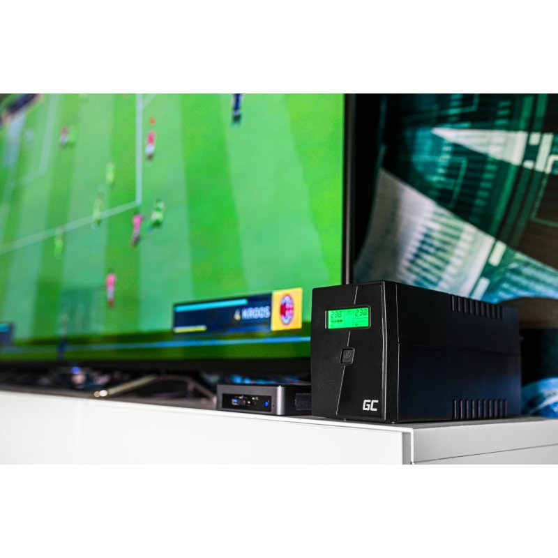 EAN 5902701419745 - Green Cell UPS08 sistema de alimentación ininterrumpida (UPS) Línea interactiva 1,999 kVA 700 W 4 salidas imagen 6