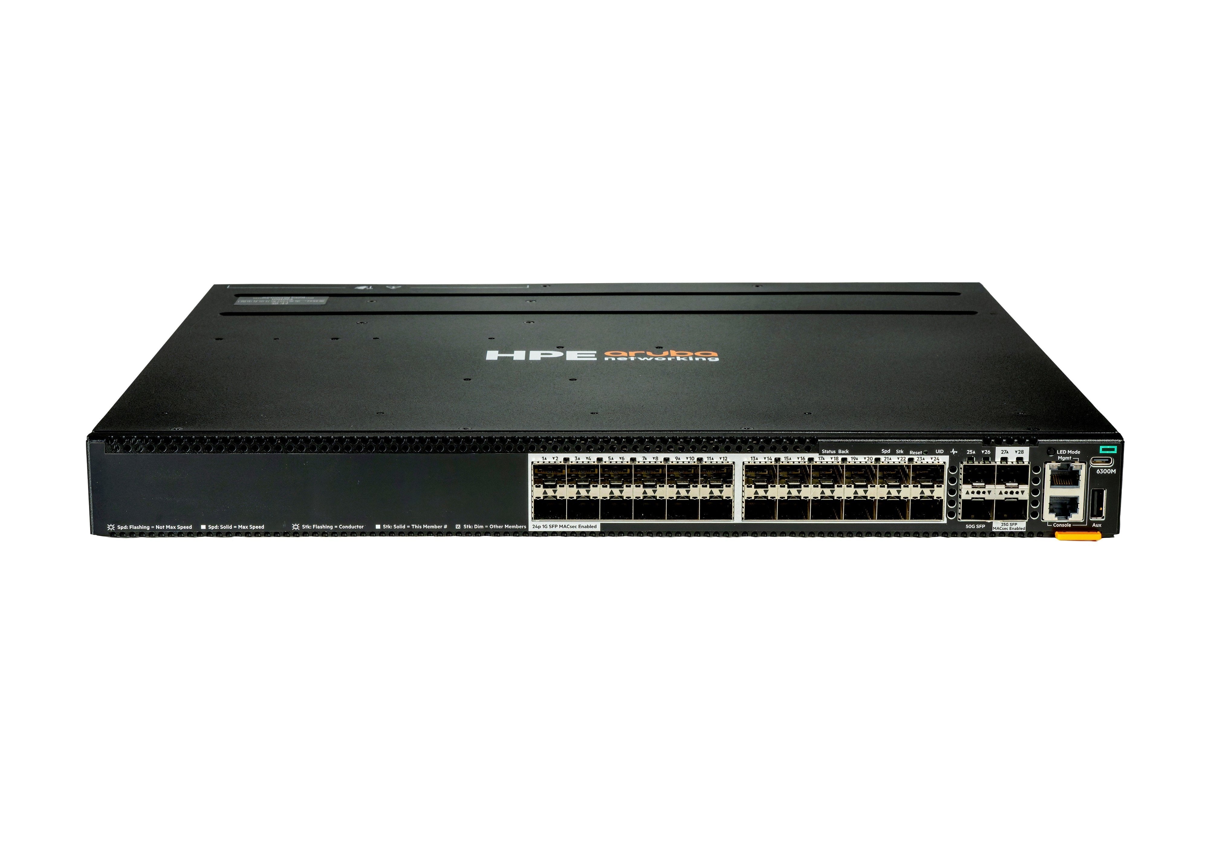 Hpe Aruba Networking Cx 6300m 24p Sfp 1g 2p Sfp56 50g 2p Sfp28 25g Macsec Switch