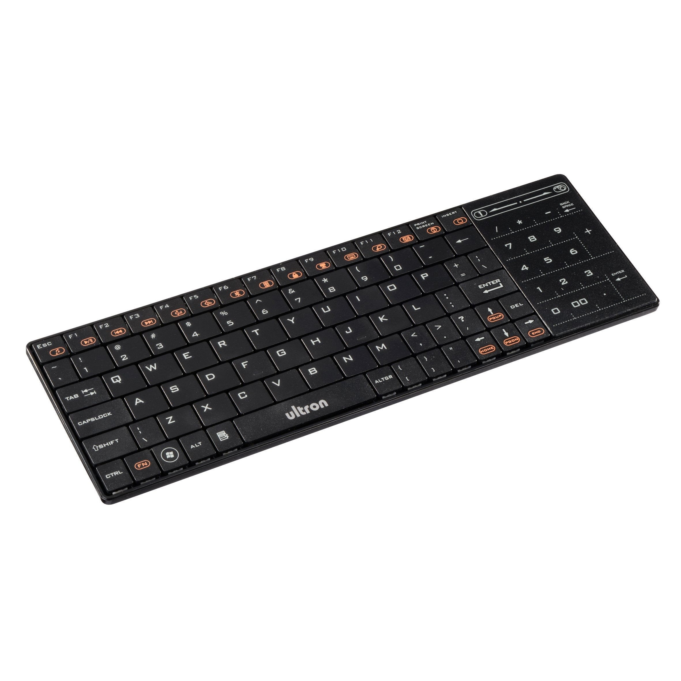 Teclado Ultron Umt-Bt Fashion Negro Inalámbrico