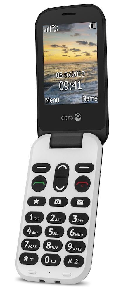 EAN 7322460077631 - Doro 6060 124 g Negro, Blanco Característica del teléfono imagen 4