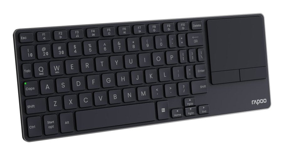 Rapoo E2810m Inalámbrico Ultraflache Multimedia Teclado Con Touchpad Qwertz - Teclado - Qwertz