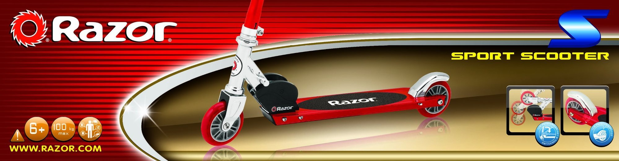 EAN 0845423013653 - Interbrands 13073058 scooter Rojo imagen 1