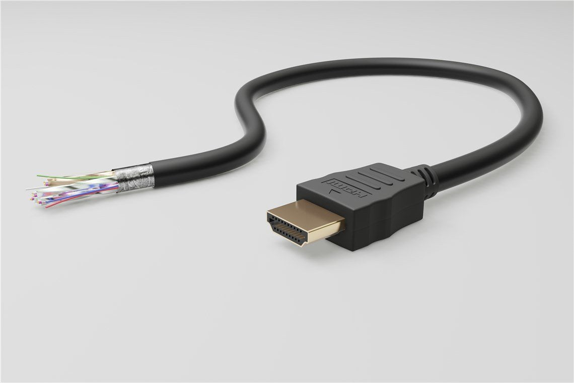 Cable Hdmi A-A 1,50 Metrso Negro Acodado 4k 60hz Cable 90° En Un Conector Serie 2.0 Goobay