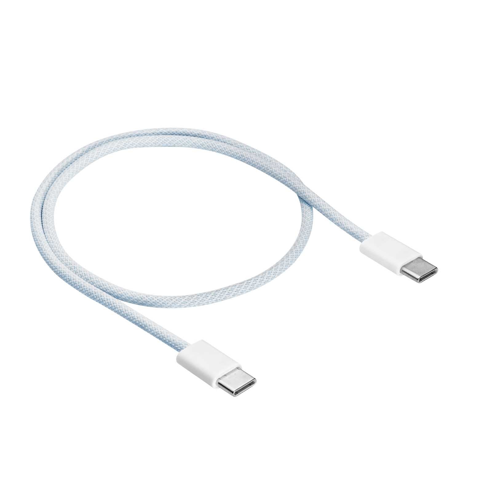 Cable Akyga Usb Ak-Usb-50 Usb Tipo C M Usb Tipo C M For Iphone 15 Braided Ver. 2.0 60w 0.5m