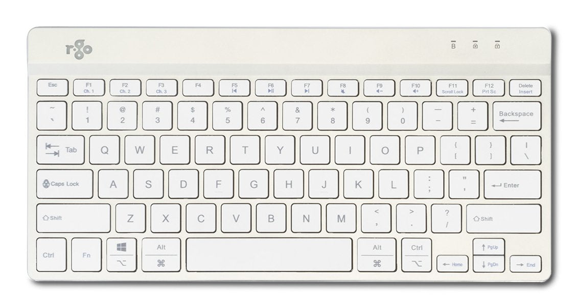 EAN 8719274491736 - R-Go Tools RGOCOUSWLWH teclado Oficina Inglés de EE. UU. imagen 1