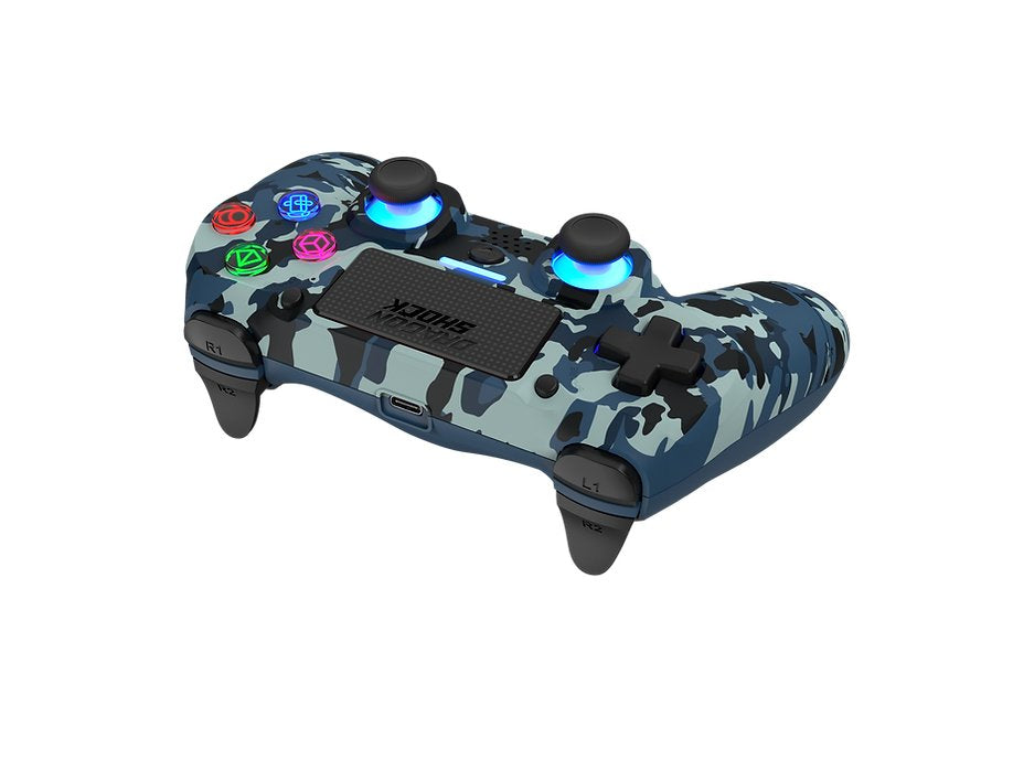 Dragonshock Mando Mizar Inalámbrico Azul Camo Ps4