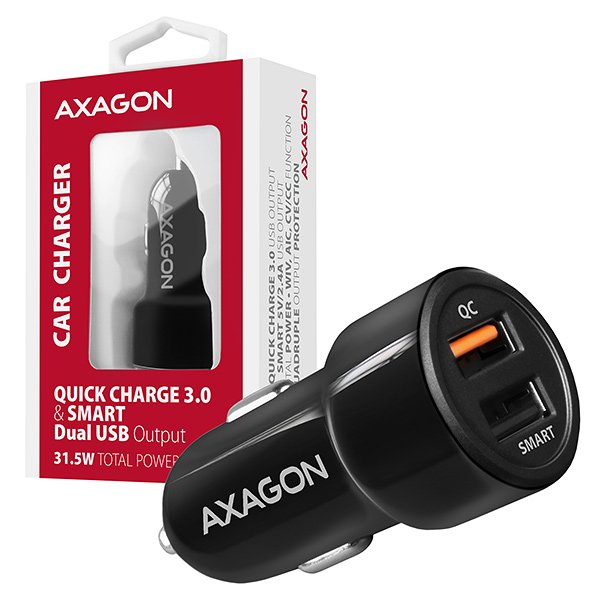 EAN 8595247904034 - Axagon PWC-QC5 cargador de dispositivo móvil Teléfono móvil, Smartphone, Tableta, Universal Negro Encende imagen 2