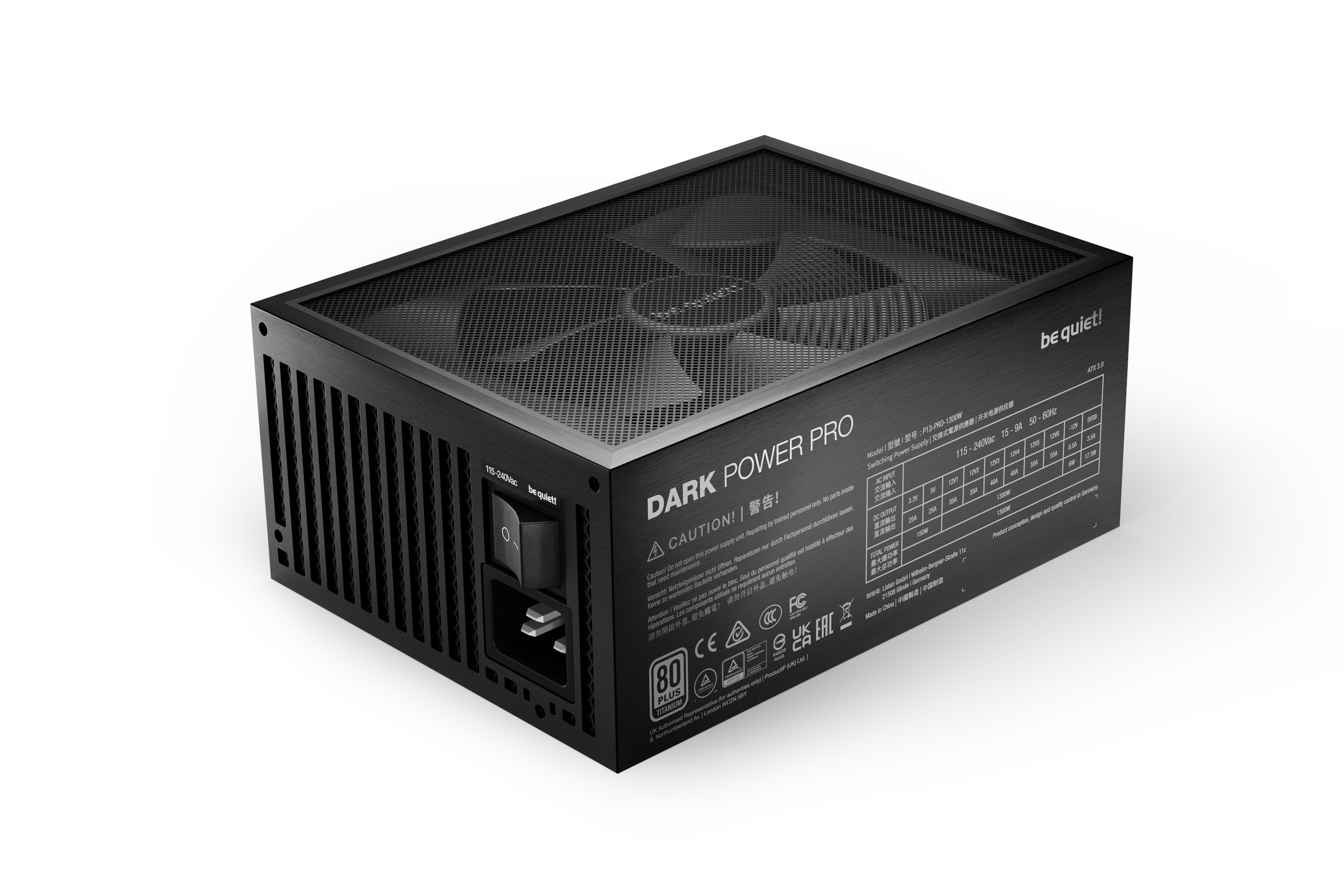 EAN 4260052189368 - be quiet! Dark Power Pro 13 | 1300W unidad de fuente de alimentación 20+4 pin ATX ATX Negro imagen 3
