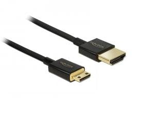 Delock Cable Hdmi-A Macho > Hdmi Mini-C Macho 3d 4k 1 M Slim