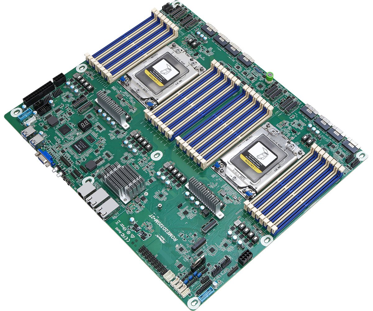 Asrock Placa Base Rome2d32gm-2t Proprietary Dual Socket Sp3 Single