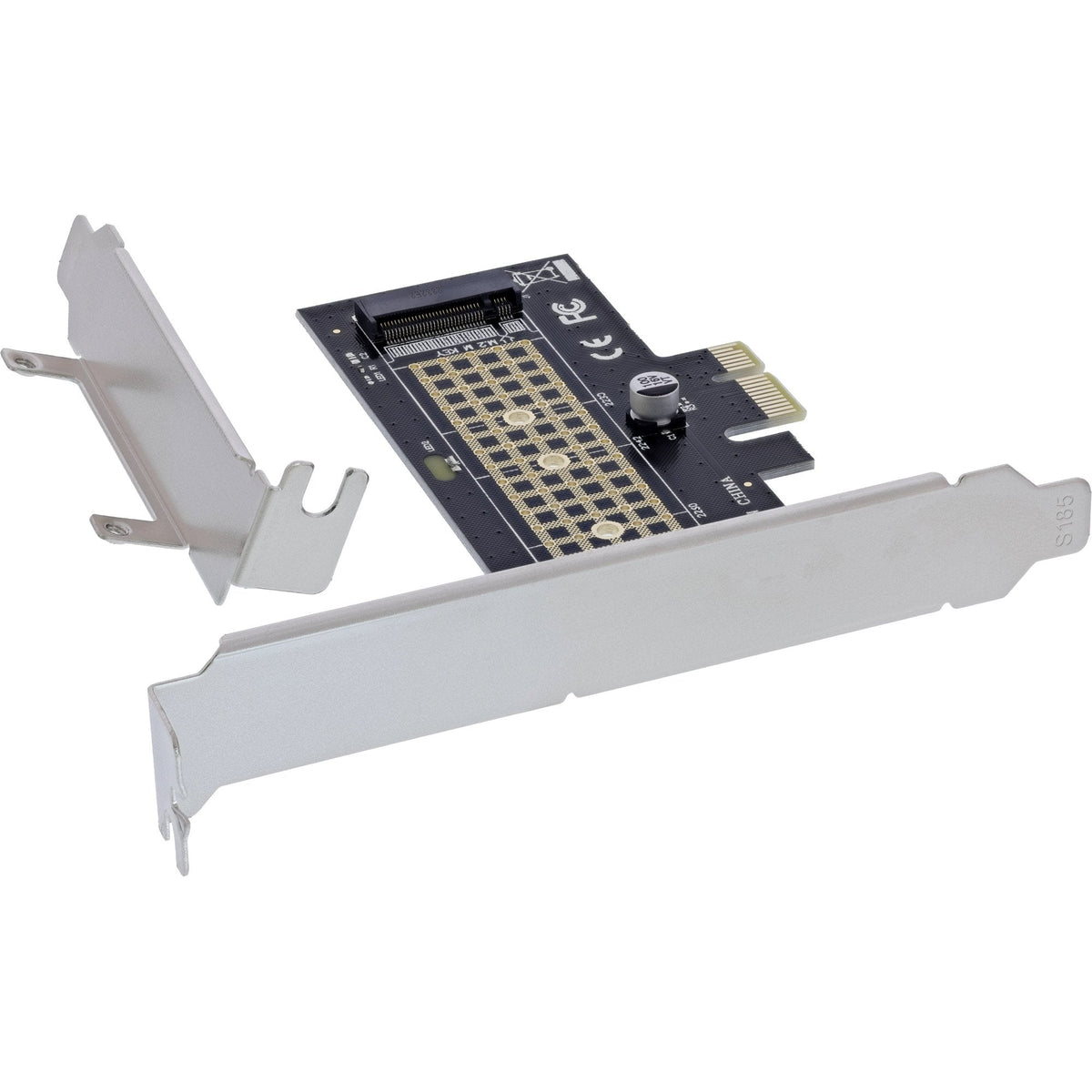 Inline Pci Express Tarjeta A 1x Interno Nvme M.2 Key M - Pcie X1