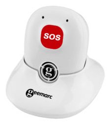 Geemarc Amplidect 295 Sos-Pro Schnurloses Notruftelefon Mit Notruf-Dect Anhänger