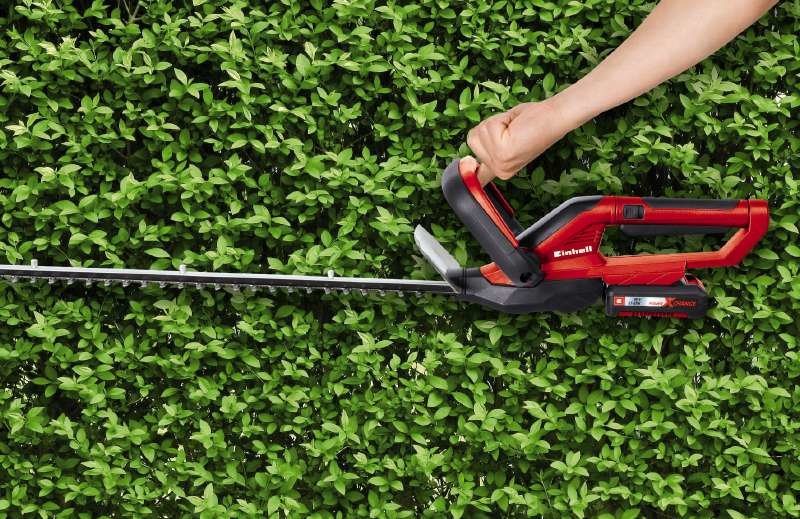 Cortasetos Inalámbrico Einhell Ge-Ch1855/1 Li, 18 Voltios (Rojo/Negro, Sin Batería Ni Cargador) 3410502
