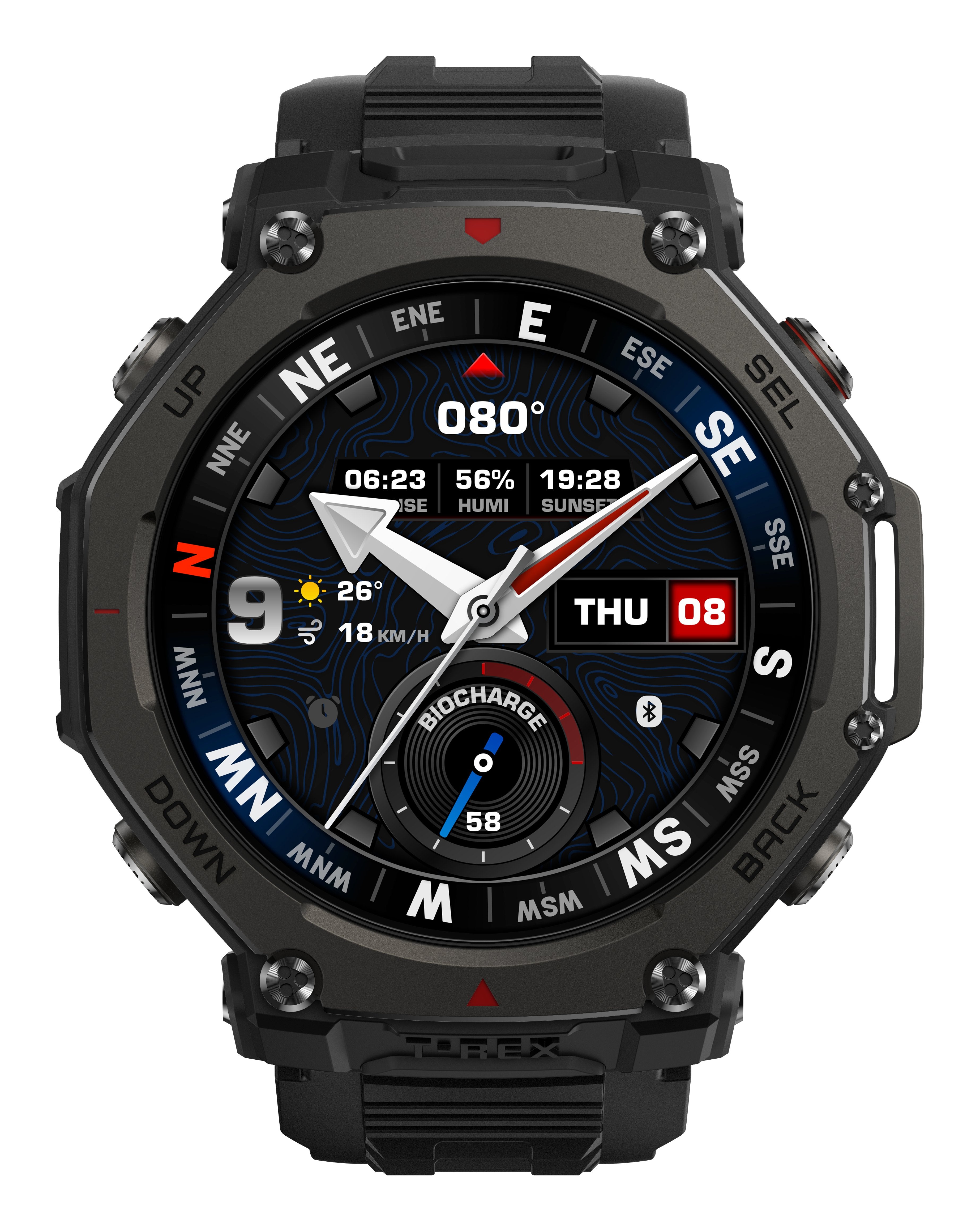 EAN 6972596109280 - Amazfit T-Rex 3 Pro 3,81 cm (1.5") AMOLED 48 mm Digital 480 x 480 Pixeles Pantalla táctil Negro Wifi GPS imagen 2