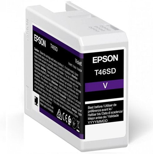 Epson Singlepack Violet T46sd Ultrachrome Pro 10 Ink 25ml Sc-P700