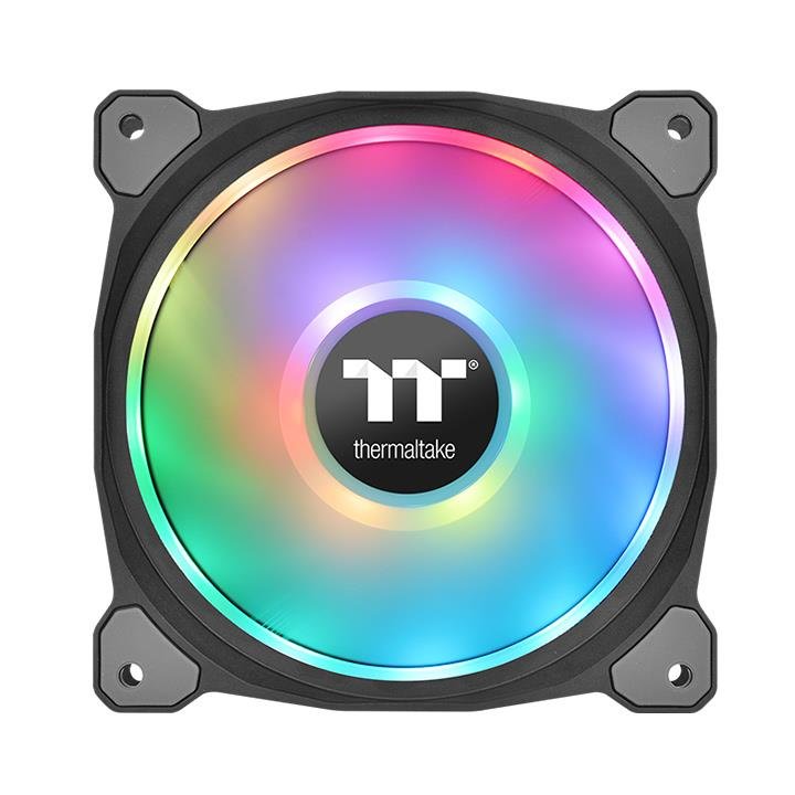Ven 120x120 Thermaltake Riing Duo 12 Rgb Tt 3-Uds Pack 3 Unds/Vent 120x120mm Rgb/1500 Rpm Cl-F073-Pl12sw-A