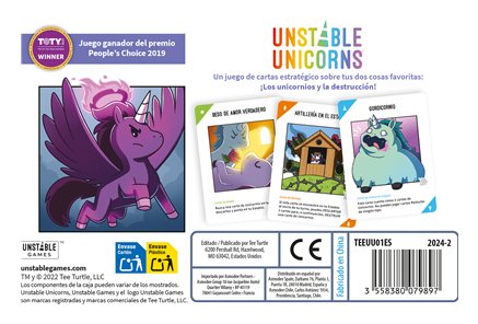 Juego De Mesa Unstable Unicorns Pegi 8