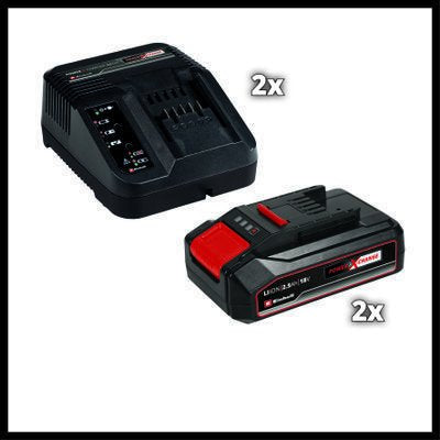 EAN 4006825645002 - Einhell GE-CM 36/33 Li (2x2,5Ah) Cortacésped de empuje a gasolina Batería Negro, Rojo imagen 5