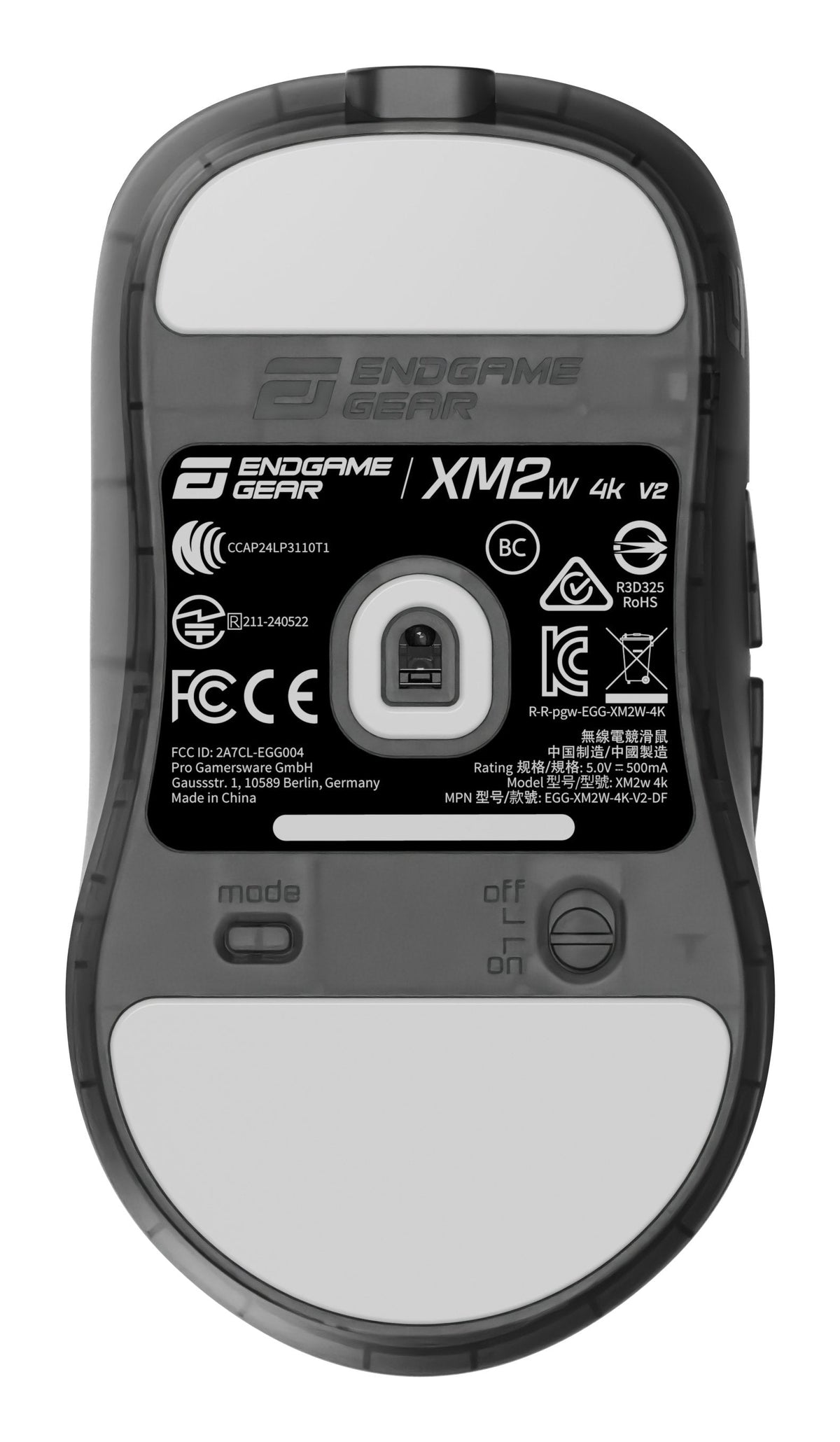 Endgame Gear Xm2w 4k V2 Gaming Mouse - Dark Frost
