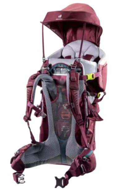 Mochila Portabebés Deuter Kid Comfort Poliamida Rojo
