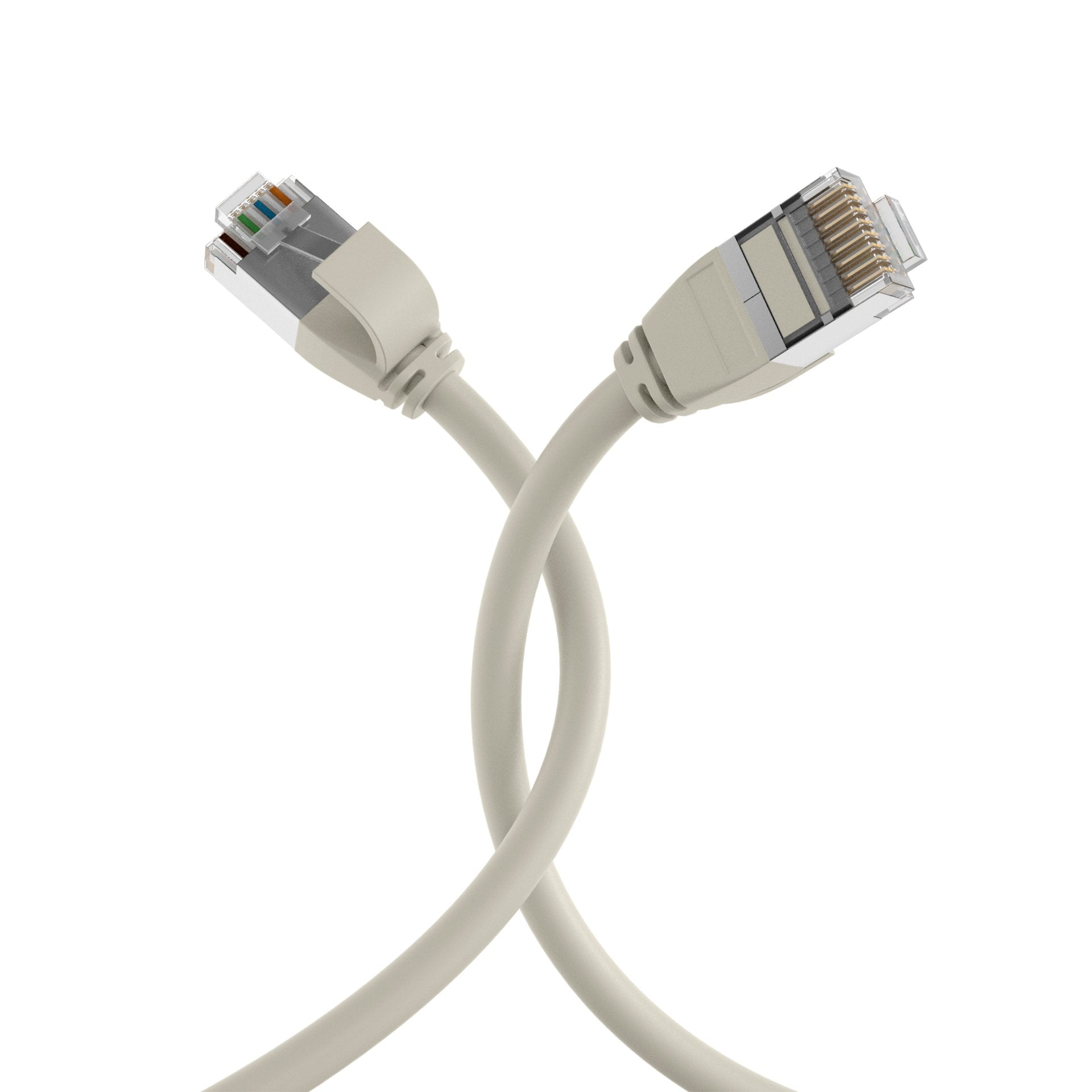 Efb Rj45 Cable De Red Cat.6a U Ftp Tpe 4mm Ultraflex Gris 0,5m
